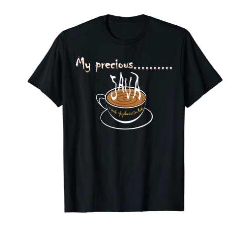 Womens I LOVE COFFEE TShirt My Precious Coffee Lover Gift T-Shirt