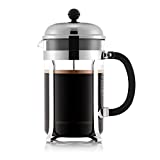 Bodum Chambord French Press Coffee Maker, 51 Ounce, 1.5 Liter, Chrome