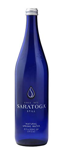 Saratoga Natural Spring Water - 28 oz. (Non-Carbonated, Pack of 12)