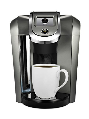 Keurig K500 Coffee Maker Single Serve 2.0 Brewing System with Top Needle Cleaning Maintenance Accessory and My K-Cup Reusable Coffee Filter, Platinum