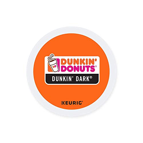 Dunkin Donuts K-cups Dark Roast - 24 Kcups for Use in Keurig Coffee Brewers