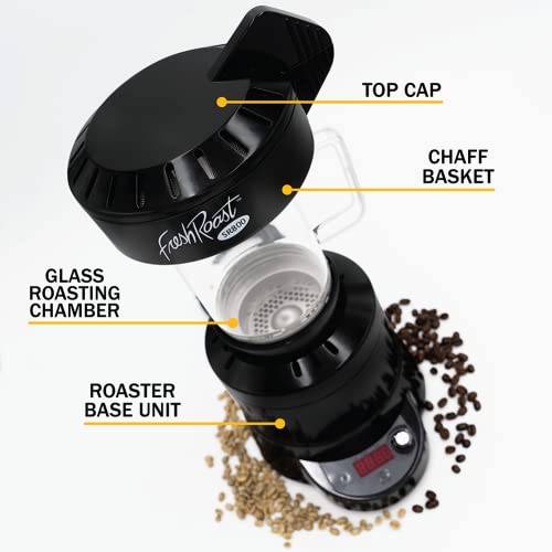 Fresh Roast SR540 Automatic Coffee Bean Roaster | Roast Coffee At Home | Variable Heat Settings | Convection Fan Control | Digital Status Display | Speed Roasting System | The Freshest Roast On Earth