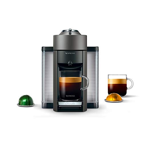 Nespresso Vertuo Coffee and Espresso Machine by De'Longhi,54 oz, Titan