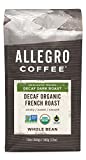 Allegro Coffee Decaf Organic French Roast Whole Bean Coffee, 12 Ounce (Pack of 1)