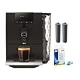 Jura ENA 4 Metropolitan Black Espresso Machine Bundle with 3-Phase Cleaning Tablets, and Clearyl Smart Water Filters Cartridge (4 Items)