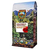 Java Planet Organic, Colombian Single Origin Medium Dark Roast, Smooth Full Flavored Organic Coffee Beans, Low Acid, Highest Quality Whole Bean Coffee 1 LB Bag