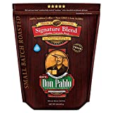 Don Pablo Gourmet Coffee - Signature Blend - Medium Dark Roast - Whole Bean Coffee - 100% Arabica Beans - Low Acidity and Non-GMO - 2lb bag