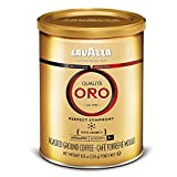 Lavazza Qualita Oro Ground Coffee Blend, Medium Roast, Authentic Italian, Blended And Roasted in Italy, Non GMO, A Full bodied with sweet, aromatic flavor, 8.8 Oz (Pack of 4)