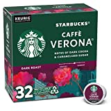 Starbucks K-Cup Coffee Pods—Dark Roast Coffee—Caffè Verona—100% Arabica— 32 pods