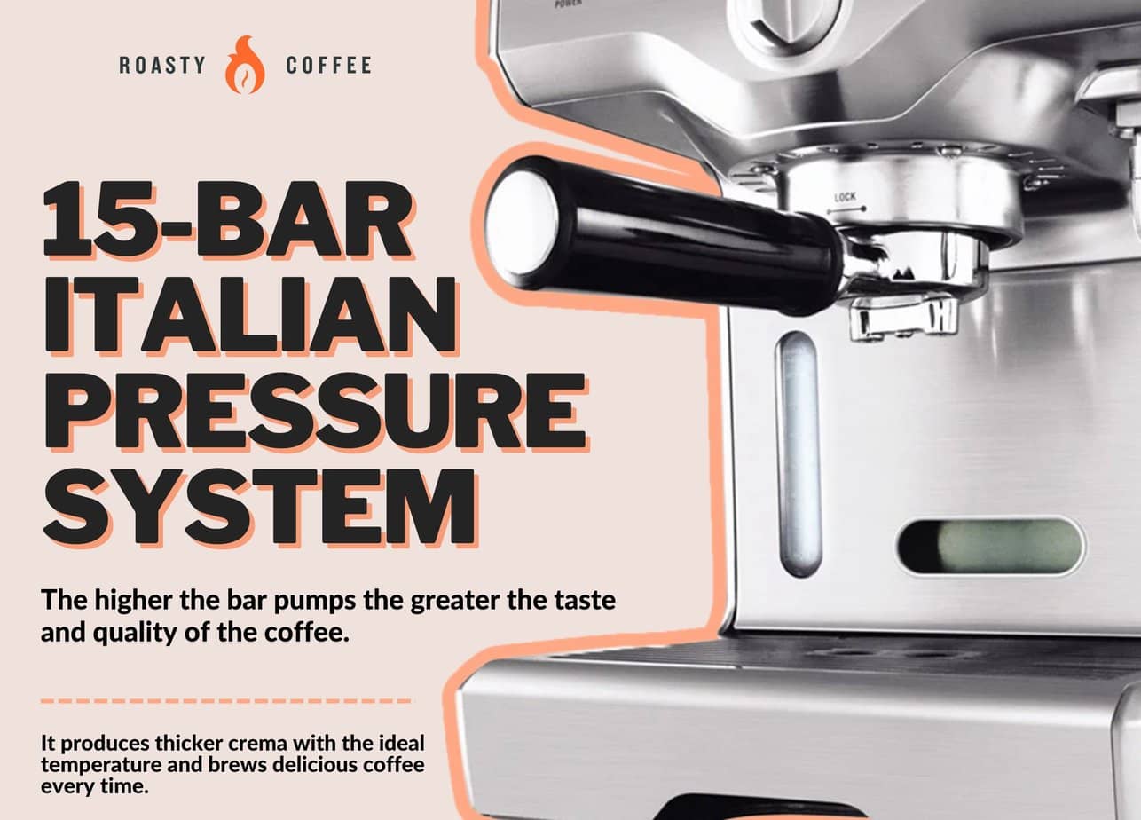 BREVILLE 800ESXL 15-bar Italian Pressure System