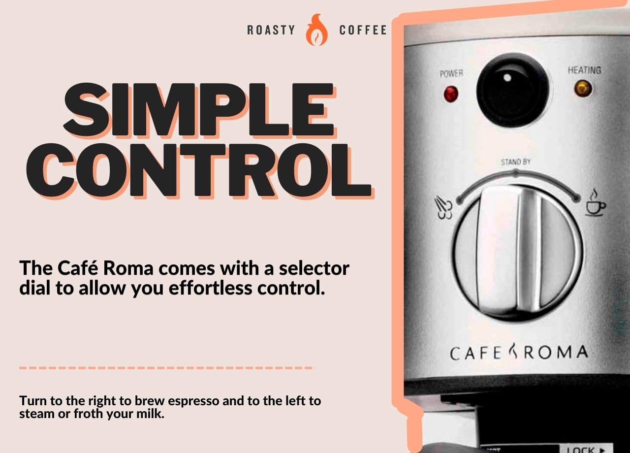 Breville Cafe Roma simple control