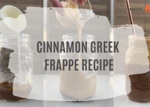 Cinnamon Greek Frappe recipe