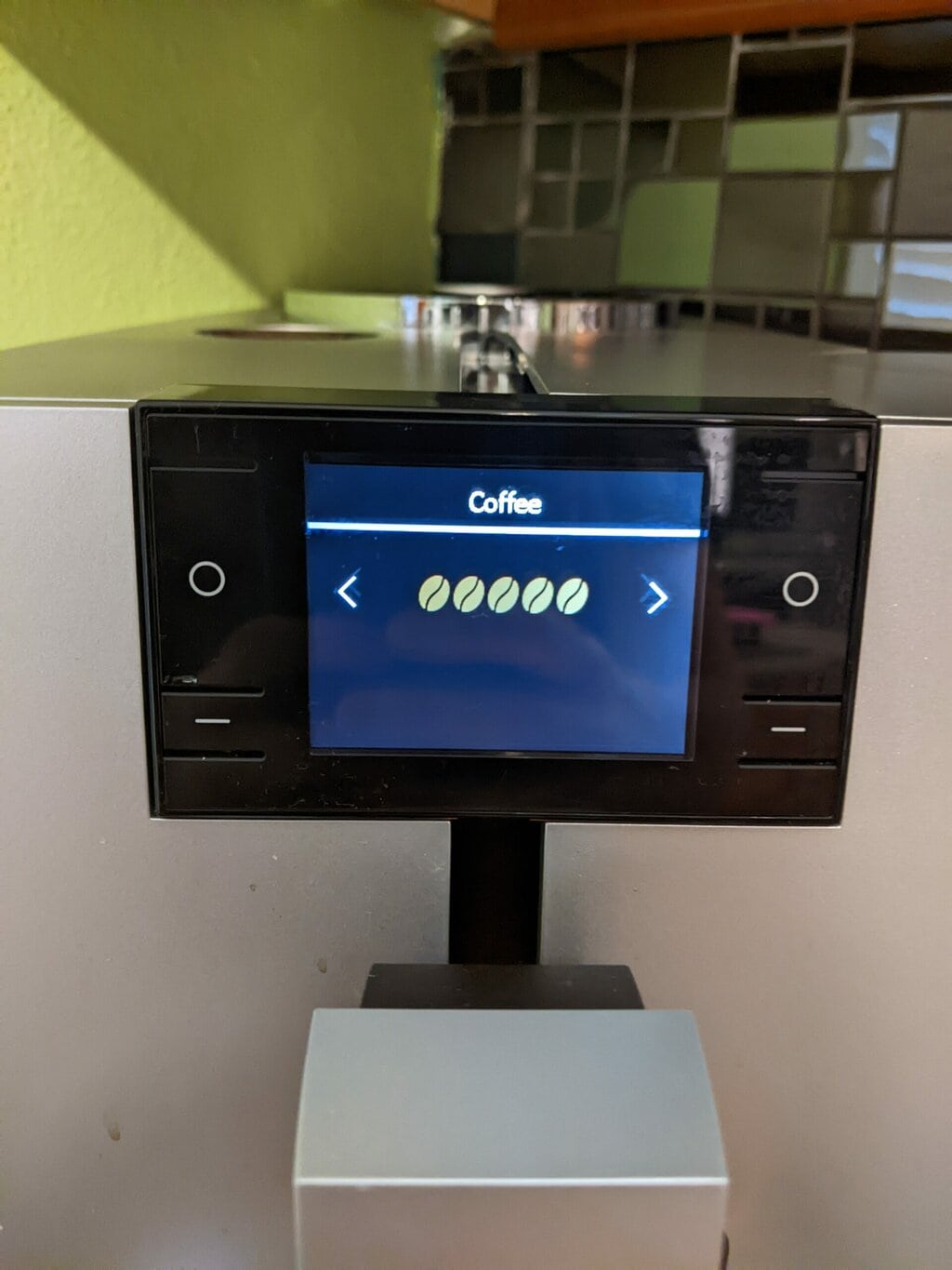 Jura ENA 8 Espresso Machine Display