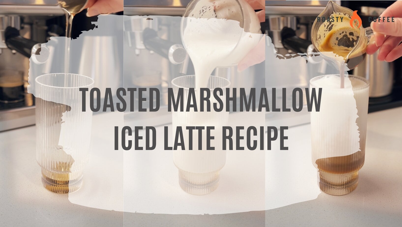 Toasted Marshmallow Iced Latte